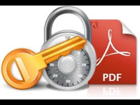 How to  Remove Password From PDF Files