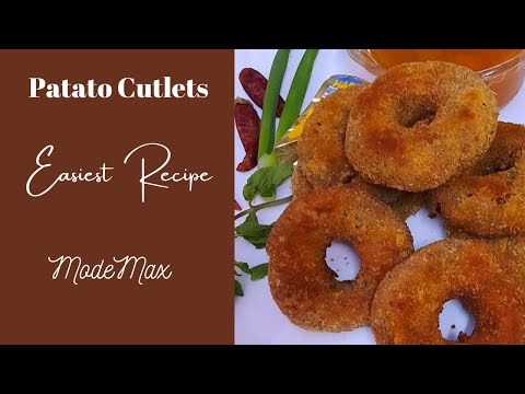 Aloo/Potato Cutlets Donuts | ModeMax | #10minutes #easyrecipes
