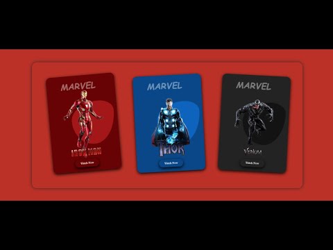 How to Make 3D card Animation Using HTML, CSS and Javascript 2021. Free source code.