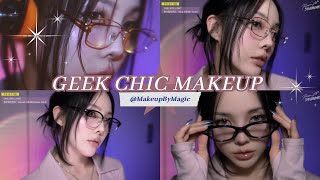 "긱 시크 메이크업""Geek Chic Makeup"