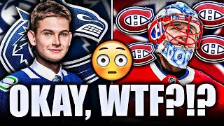 EXTREMELY SURPRISING CANUCKS & HABS NEWS… (Aleksei Medvedev & Jakub Dobes)