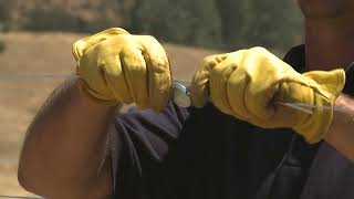 Repairing High Tensile Smooth Wire Splice With Gripple