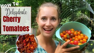 Dehydrating Cherry Tomatoes | Let's Preserve Our Cherry Tomatoes!