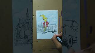 Urban Lightning #shorts #art #cartoons #coolvibes #backto90s #backto94 #daddysgroove #cimofrankel 😎🌞