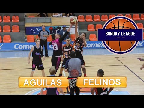 Aguilas vs Felinos Sunday League Basketball highlights