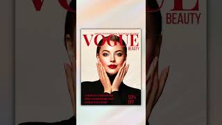 Creating a Stunning Vogue Magazine Cover Design.#canvatutorial #ytshorts #magazinecover #vogue
