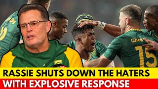 🚨“RUGBY BELONGS TO NO ONE” – RASSIE FIRES BACK AT CRITICS | SPRINGBOKS NEWS