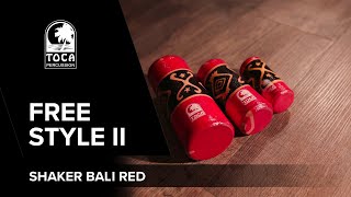 TOCA "Freestyle II" Shaker Bali Red