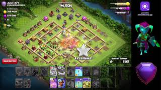 🔴Live - COC mashup mania 2024 attack Strategy with Valkyrie Overgrowth spell (clash of clans)