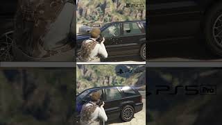 Ps5 Slim vs Ps5 Pro Game Comparison | Gta 5 Graphic Comparison Ps5 vs Ps5 Pro | Graphics Comparison