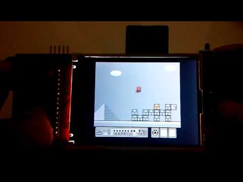 Stunt series-six pile drivers Super Mario 3 fun! Gray scaled back ground and colored Mario rendering