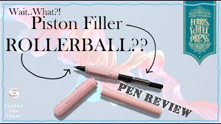 😳 A Rollerball with Fountain Pen Filler?!🖊️The Roundabout  #ferriswheelpress #fountainpenink #review