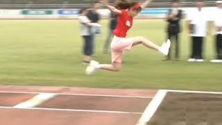 加藤史帆 50m走×リレー×走り幅跳び 【東村芽依 メイちゃんSASUKE出場おめでとう】