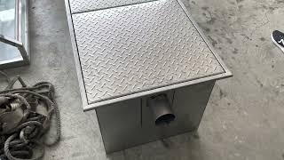 180*60*50截油槽、水槽油污處理、污水油水分離器、油污截油槽、白鐵水溝槽、截水槽、排水溝、白鐵截油槽、濾油槽、不銹鋼截油槽、油污水分離槽、油水分離槽