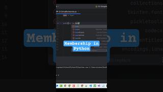 🔹 Check if a Word or Letter Exists in a String | Python Membership