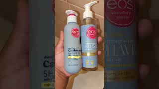 New eos Cashmere Shaving Oil Vanilla Cashmere Old vs New Bottle🧁 @lifestylewithlisa_1976