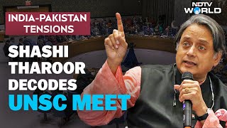 Pahalgam Terror Attack Updates | "Pak Thought They...": Shashi Tharoor Decodes UNSC Meet
