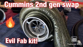 6.7 Cummins Evil Fab 2nd Gen swap!!!
