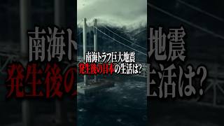 南海トラフ発生後の日本の生活がヤバい