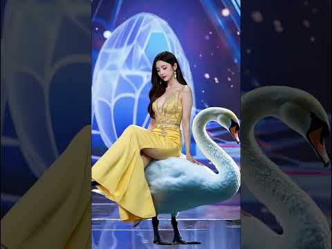 The beauty turned into a swan on the stage, it was wonderful