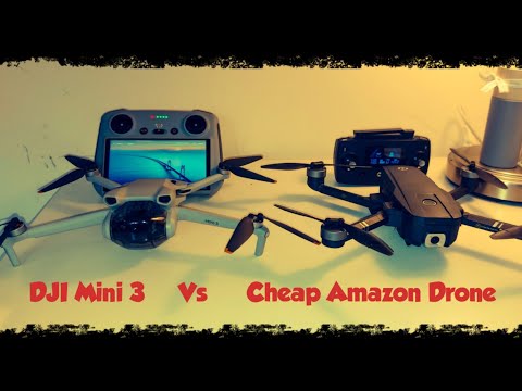 DJI MINI 3 vs Cheap Holy Stone Drone - Which is better? 4k