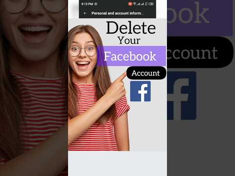 How to Delete Your Facebook Account | #shorts