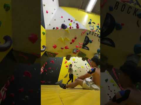 Sometimes you just give up😔😔 #climbing V5 sloper