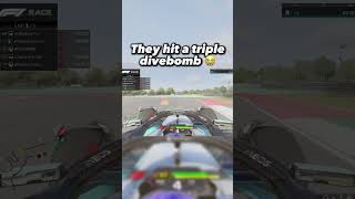 Devious triple divebomb 😭 #f1game