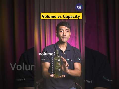 Volume vs Capacity? 🤔 Mathematics challenge | Easy Explanation #shorts #maths