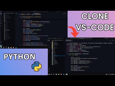 vscode clone using Python