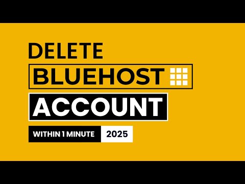 How To Delete Bluehost Account 2025 | How To Cancel Bluehost Account | WP Charm