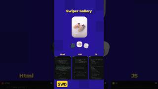 Swiper Gallery #coding #css #code #javascript #programming #webproject #webdesign #shorts #js
