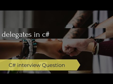 C# Delegates and Types