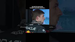 When Sergio Perez was excluded by Redbull and Max Verstappen in F1