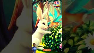 "Bunny and Birds Play Together | Adorable Animal Friends"#kidzone  #funzone  #studyzone