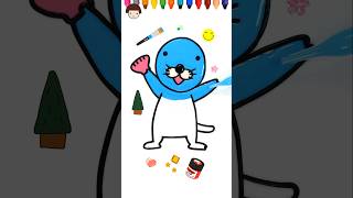 Drawing and Coloring - Characters Pencils, Bonobono With Jelly, ぼのぼの shorts