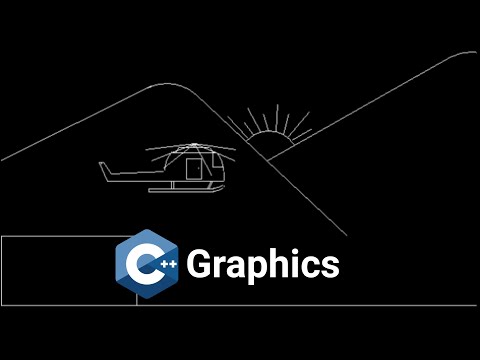 Flying Helicopter Project |  C++ Graphics | with Source Code