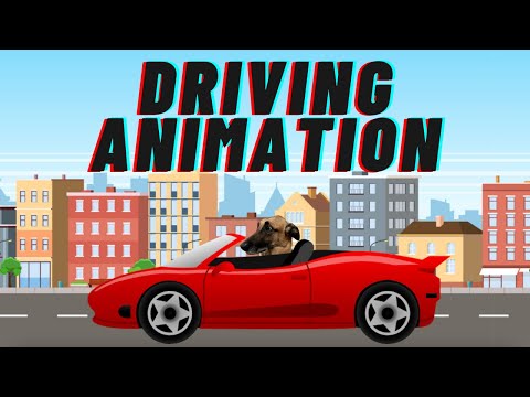 Driving Animation using HTML/CSS