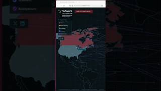 Live Threat Map | Radware #map #geography #finance