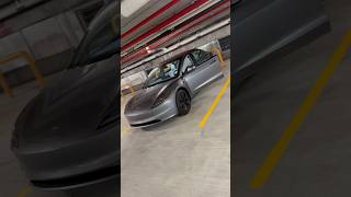 My 2025 Tesla model 3 Quick Silver White interior #tesla