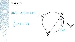 10.6 Secants, Tangents, and Angle Measures