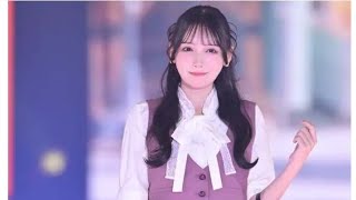 ≠ME鈴木瞳美、上品セットアップで美脚披露 大きめリボンで甘さ全開【GirlsAward 2025SS】