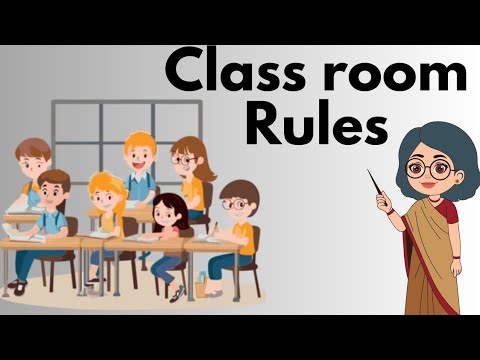 Class room rules|class room manners| Kids learning |Kids education