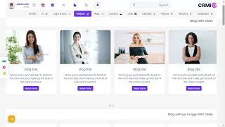 CRM Software Dashboard – Lead, Sales & Customer Relationship Metrics in One View