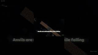 Facts about anvils! #minecraft #infusesmp #memes  #anvil   #mcyt #smpapplication #youtubeshorts