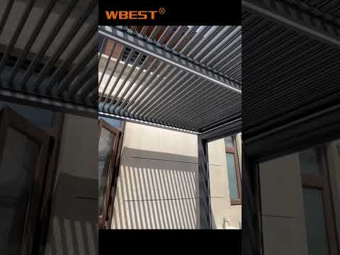 Another New style sunroom show ! pergola| sunroom| louver roof| outdoor living space #modernpergola