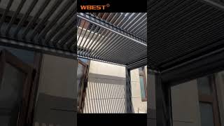 Another New style sunroom show ! pergola| sunroom| louver roof| outdoor living space #modernpergola