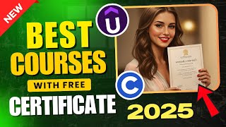 Free Online Courses with Free Certificates 🔥 Free Udemy & Coursera Courses Today ✅