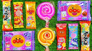 アンパンマン＆ドラえもんロリポップASMR 🍭 チョコレート割ってカリカリ音＋ネコネコグミ【満足感】