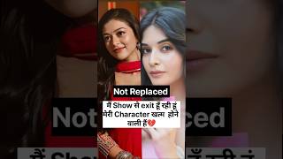Tellevision Actress Vaibhavi Break Silence On Replacement By Vabhika Sharma 💔🥺#Shorts#viralshorts